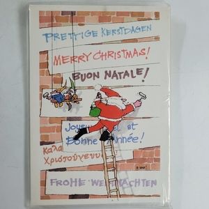 Vintage Unicef Santa Claus Postcards / Set of 20 in packaging